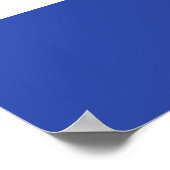 Flagge El Salvadors Poster (Ecke)