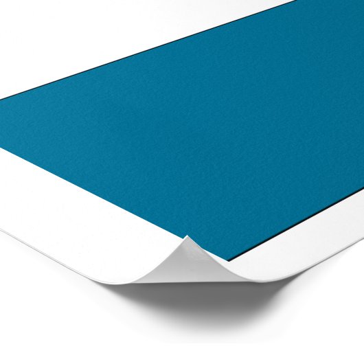 Flagge El Salvadors Poster (Ecke)