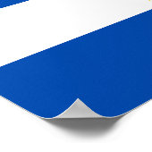 Flagge El Salvadors Poster (Ecke)