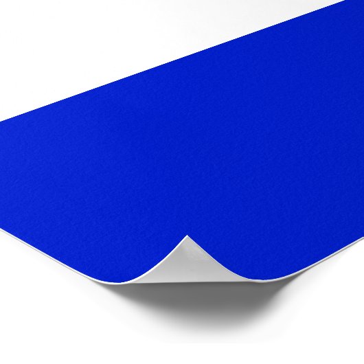 Flagge El Salvadors Poster (Ecke)