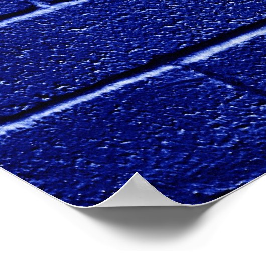 Flagge El Salvadors Poster (Ecke)