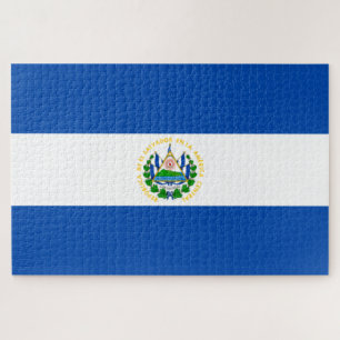Flagge El Salvadors Puzzle