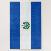 Flagge El Salvadors Puzzle (Vertikal)