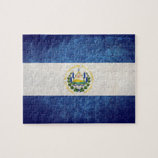 Flagge El Salvadors Puzzle
