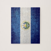 Flagge El Salvadors Puzzle (Vertikal)
