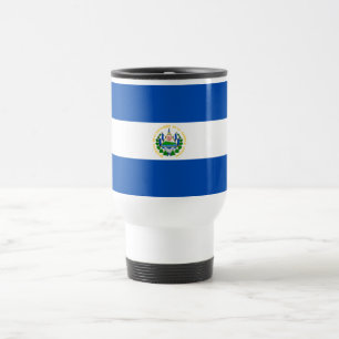 Flagge El Salvadors Reisebecher