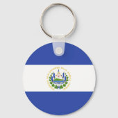 Flagge El Salvadors Schlüsselanhänger (Vorderseite)