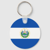 Flagge El Salvadors Schlüsselanhänger (Rückseite)