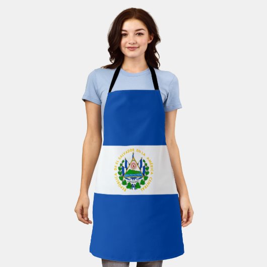 Flagge El Salvadors Schürze (Getragen)