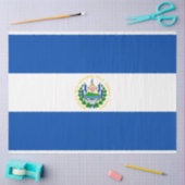 Flagge El Salvadors Seidenpapier (Basteln)