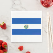 Flagge El Salvadors Serviette (Beispiel)