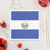 Flagge El Salvadors Serviette (Beispiel)