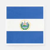 Flagge El Salvadors Serviette (Vorderseite)