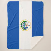 Flagge El Salvadors Sherpadecke (Vorderseite)