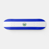 Flagge El Salvadors Skateboard (Horizontal)