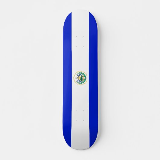 Flagge El Salvadors Skateboard (Vorne)