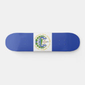 Flagge El Salvadors Skateboard (Horizontal)