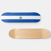 Flagge El Salvadors Skateboard (Horizontal)