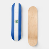 Flagge El Salvadors Skateboard (Vorderseite)