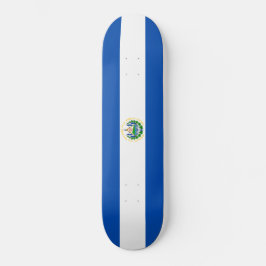 Flagge El Salvadors Skateboard