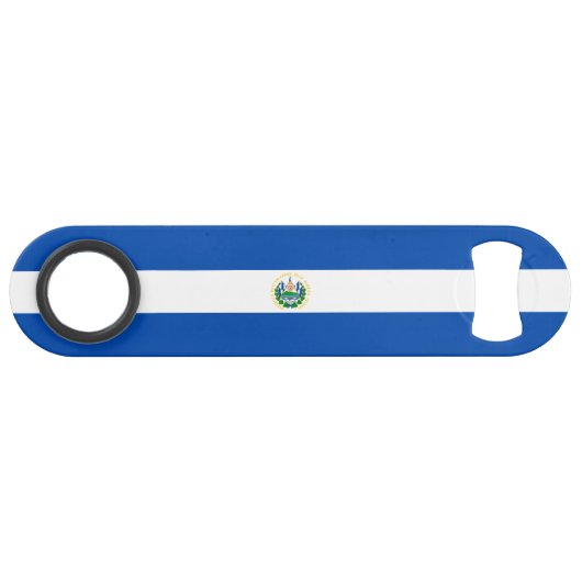 Flagge El Salvadors Speed Flaschenöffner (Vorderseite (Horizontal))