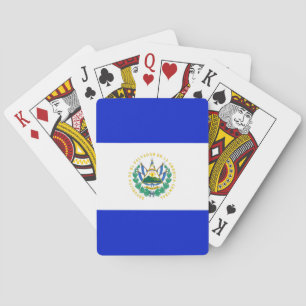Flagge El Salvadors Spielkarten