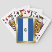 Flagge El Salvadors Spielkarten (Rückseite)