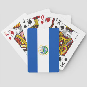Flagge El Salvadors Spielkarten