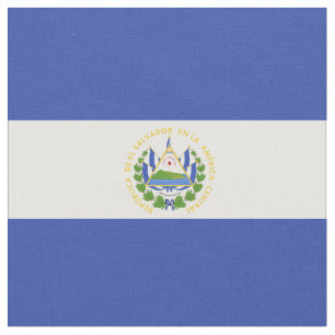 Flagge El Salvadors Stoff