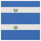 Flagge El Salvadors Stoff (Nahaufnahme)