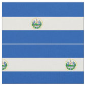 Flagge El Salvadors Stoff (Nahaufnahme)