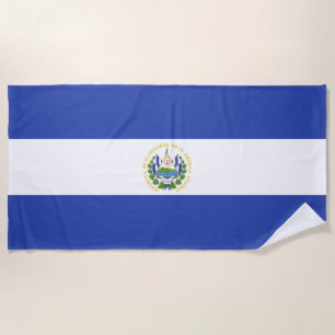 Flagge El Salvadors Strandtuch