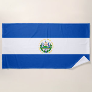 Flagge El Salvadors Strandtuch