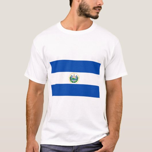 Flagge El Salvadors T-Shirt (Vorderseite)