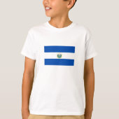 Flagge El Salvadors T-Shirt (Vorderseite)