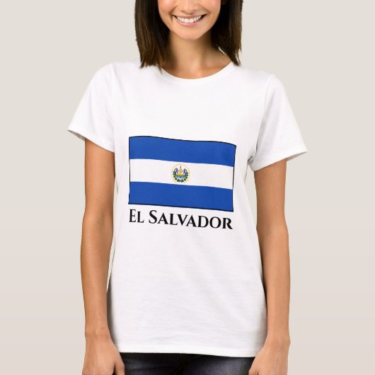Flagge El Salvadors T-Shirt (Vorderseite)