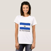Flagge El Salvadors T-Shirt (Vorne ganz)