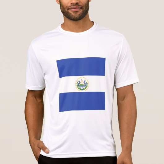 Flagge El Salvadors T-Shirt (Vorderseite)