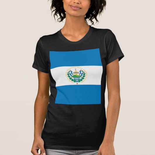 Flagge El Salvadors T-Shirt (Vorderseite)