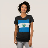 Flagge El Salvadors T-Shirt (Vorne ganz)