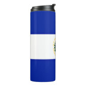 Flagge El Salvadors Thermosbecher (Nach links gedreht)