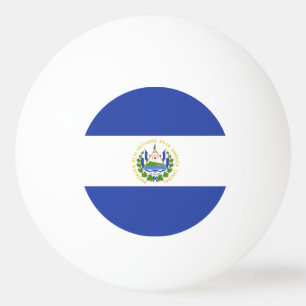 Flagge El Salvadors Tischtennisball