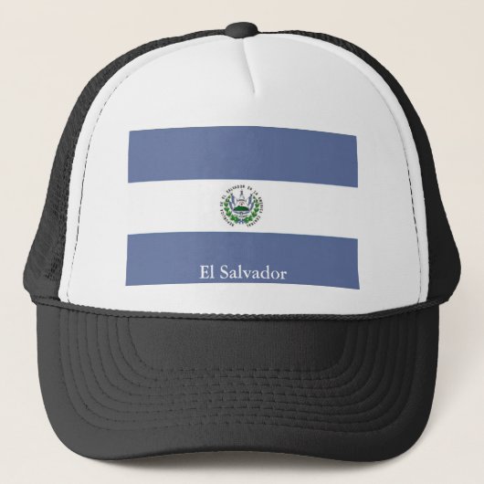 Flagge El Salvadors Truckerkappe (Vorderseite)