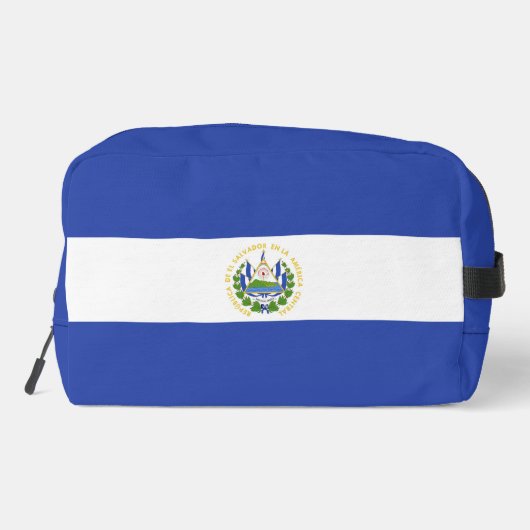 Flagge El Salvadors Waschbeutel (Rückseite)