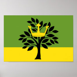 Flagge Elstree und Borehamwood Poster