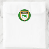 Flagge Emilia-Romagna Runder Aufkleber (Tasche)