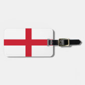 Flagge England Gepäckanhänger mit Ledergurt (Vorderseite horizontal)