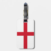 Flagge England Gepäckanhänger mit Ledergurt (Rückseite vertikal)