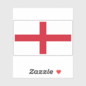 Flagge Englands Aufkleber (Blatt)