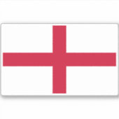 Flagge Englands Aufkleber (Vorderseite)